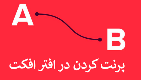 آموزش پرنت کردن در افتر افکت