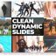 پروژه آماده افتر افکت Clean Dynamic Slides