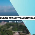 دانلود ترنزیشن افتر افکت Clean Transitions Bundle