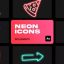 پروژه آماده افتر افکت Neon Icons