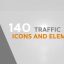 پروژه آماده افتر افکت 140 Traffic Icons