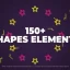 پروژه آماده افتر افکت 150+ Shape Elements