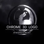 پروژه آماده افتر افکت Chrome 3D Logo