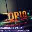پروژه آماده افتر افکت Top10 Broadcast Pack