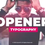 پروژه آماده افتر افکت Typo Opener