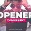 پروژه آماده افتر افکت Typo Opener
