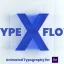 پروژه آماده افتر افکت تایپوگرافی X-Type Flow