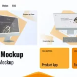 پروژه آماده افتر افکت Website Desktop Mockup