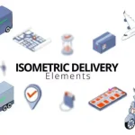 پروژه آماده افتر افکت Isometric Delivery Elements